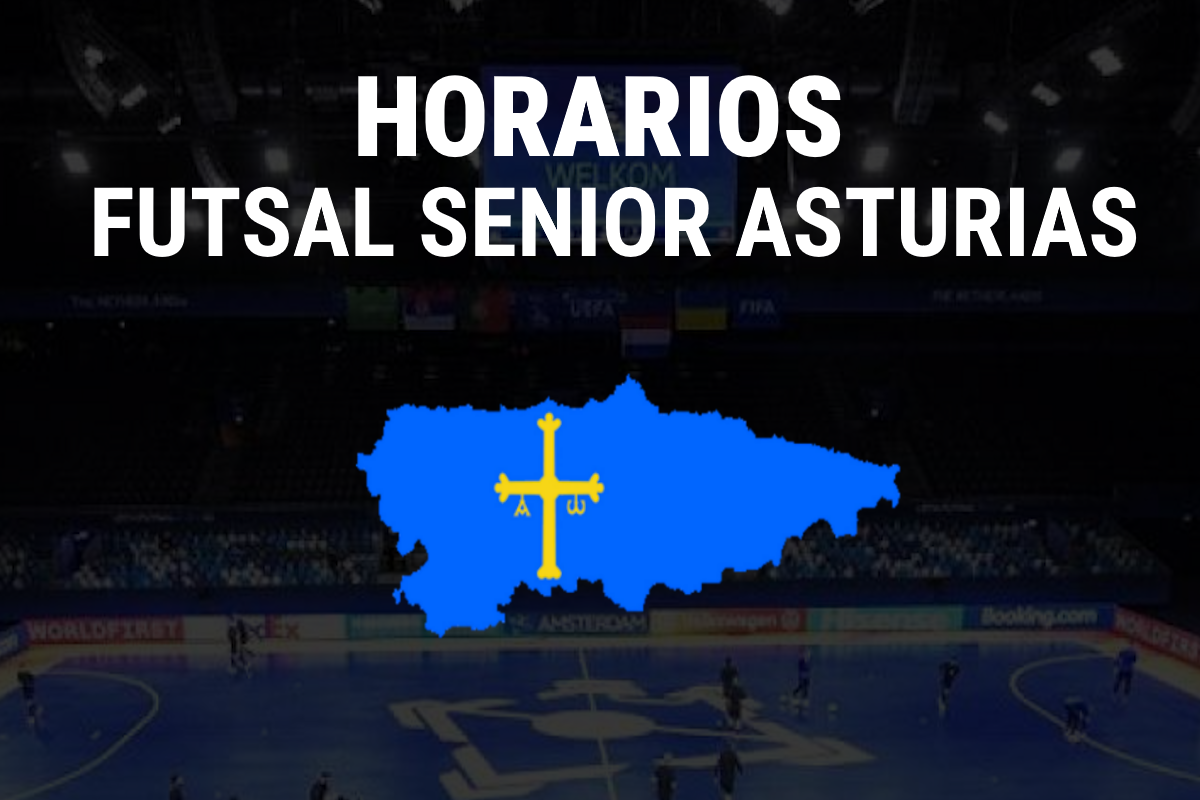 Horarios categoría senior del futbol sala asturiano